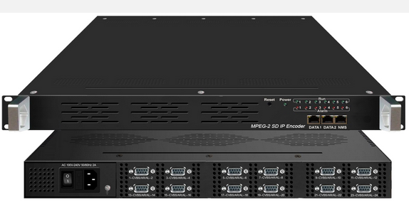 NDS3542K 8/12/24路標清圖文編碼器（文字、圖片、二維碼 8-24路CVBS）