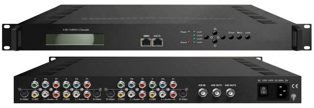 4合1 MPEG-2標清編碼器（CVBS+YPbPr+S-Video）
