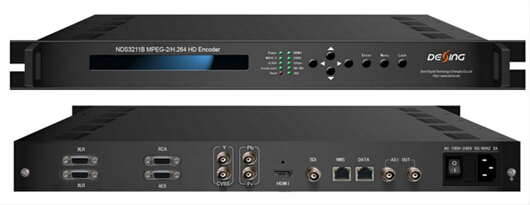 NDS3211B單路MPEG-2、MPEG-4 AVC/H.264高清編碼器