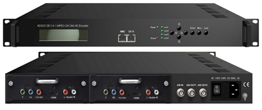 NDS3212B 2合1MPEG-2、MPEG-4 AVC/H.264高清編碼器